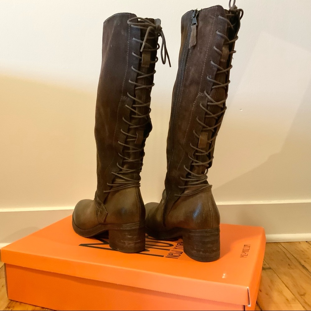Miz Mooz Brown Leather Riding Boots